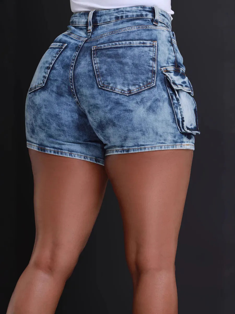 Women Summer Style Denim Ripped Shorts