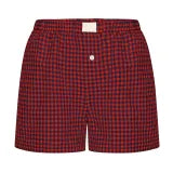 Women's Summer Retro Plaid High Waist Wide Leg Casual Shorts