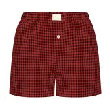 Women's Summer Retro Plaid High Waist Wide Leg Casual Shorts