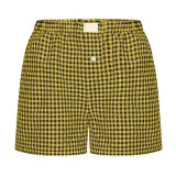 Women's Summer Retro Plaid High Waist Wide Leg Casual Shorts
