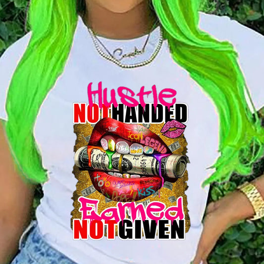 Women's Short Sleeve Round Neck Pullover T-Shirt